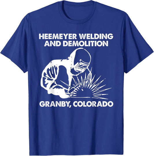 Heemeyer Welding And Demolition Grandby T-Shirt - T-Shirt | Royal