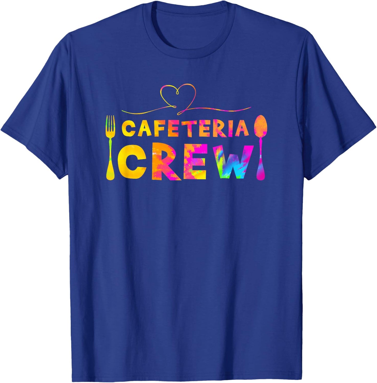 Cafeteria Crew - Lunch Ladies Rock - Proud School Cook Quote T-Shirt - T-Shirt | Royal