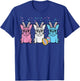 Easter Bunny French Bulldogs Frenchie Dogs Men Women Kids T-Shirt - T-Shirt | Royal