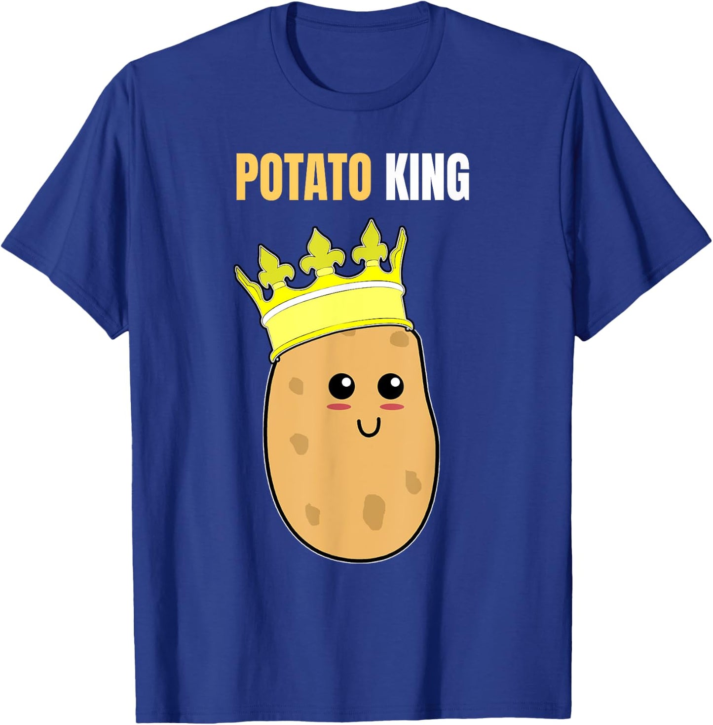 Funny Potato g Potato King T-Shirt - T-Shirt | Royal