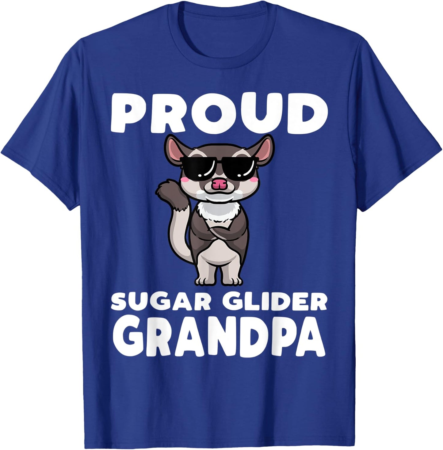 Sugar Glider Grandpa T-Shirt - T-Shirt | Royal