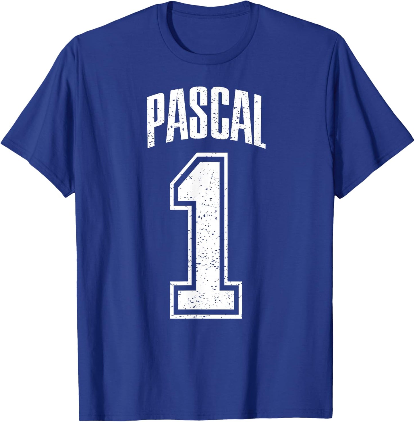 Pascal Supporter Number 1 Greatest Fan T-Shirt - T-Shirt | Royal