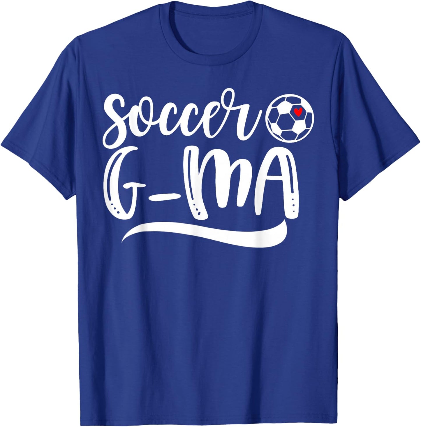 Funny Soccer G-ma Soccer Lover Mother's Day T-Shirt - T-Shirt | Royal