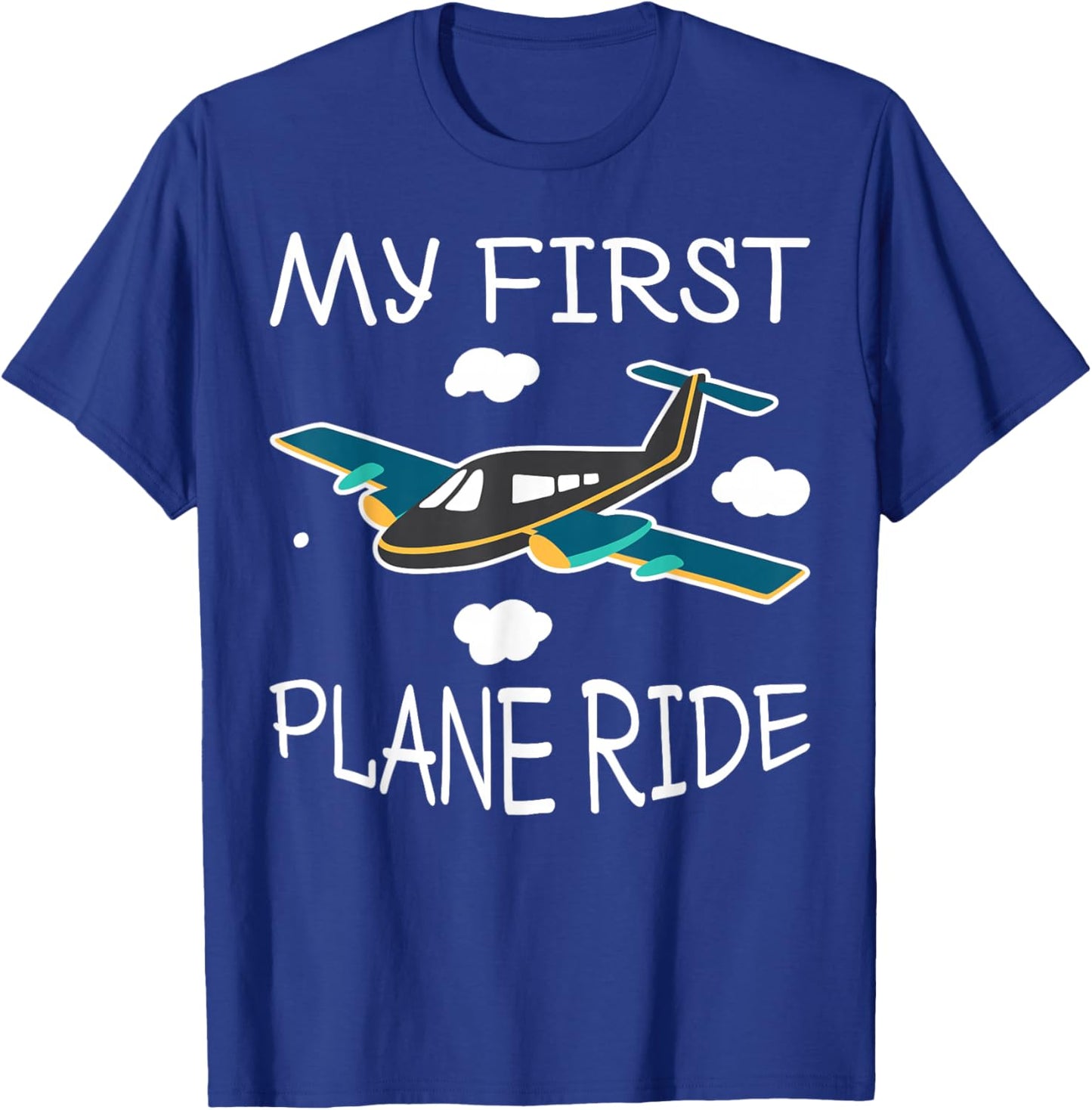 My First Plane Ride T-Shirt - T-Shirt | Royal