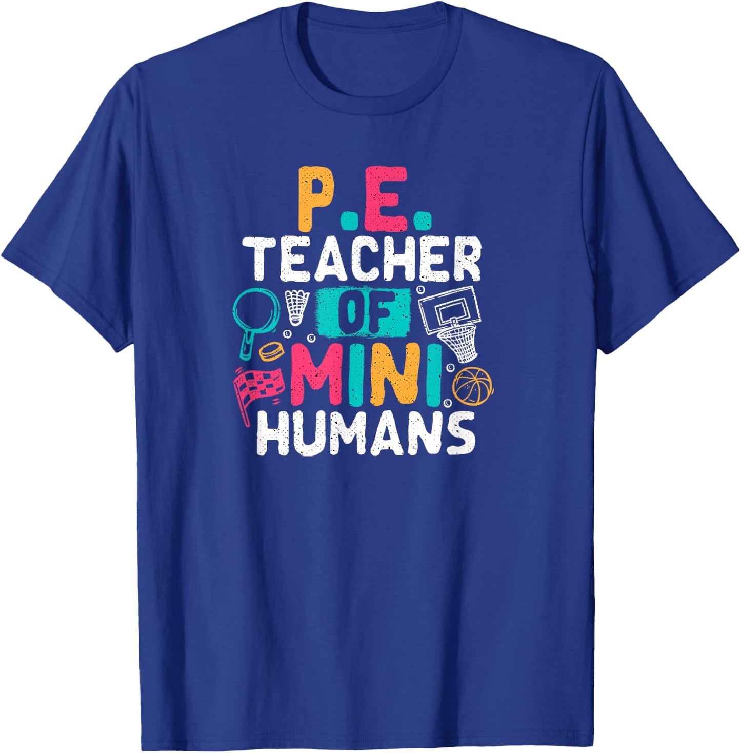 PE Teacher Back To School Physical Education Gym Teachers Women T-Shirt - T-Shirt | Royal