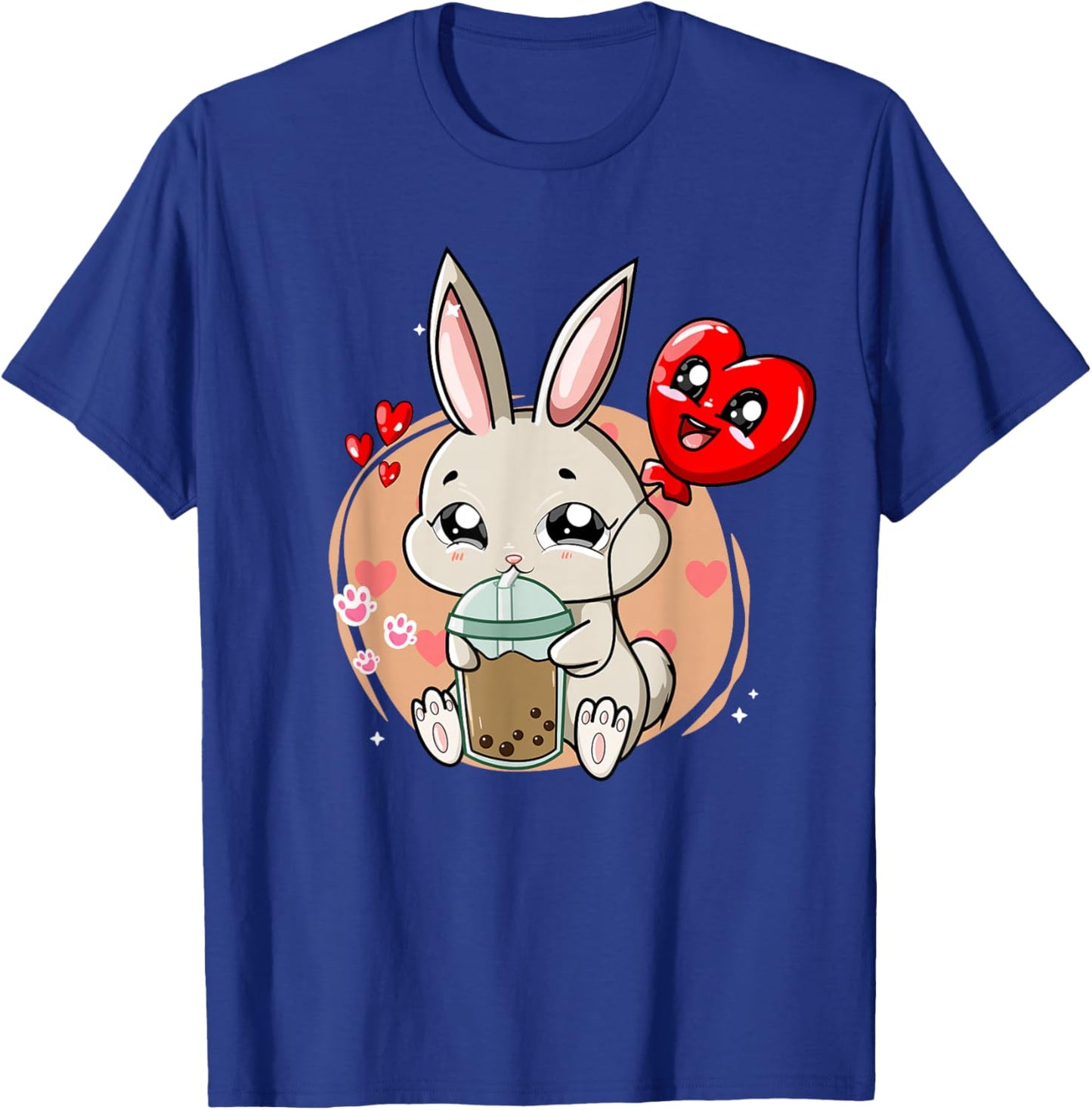 Anime Kawaii Bubble Tea Rabbit Boba Tea Usagi T-Shirt - T-Shirt | Royal
