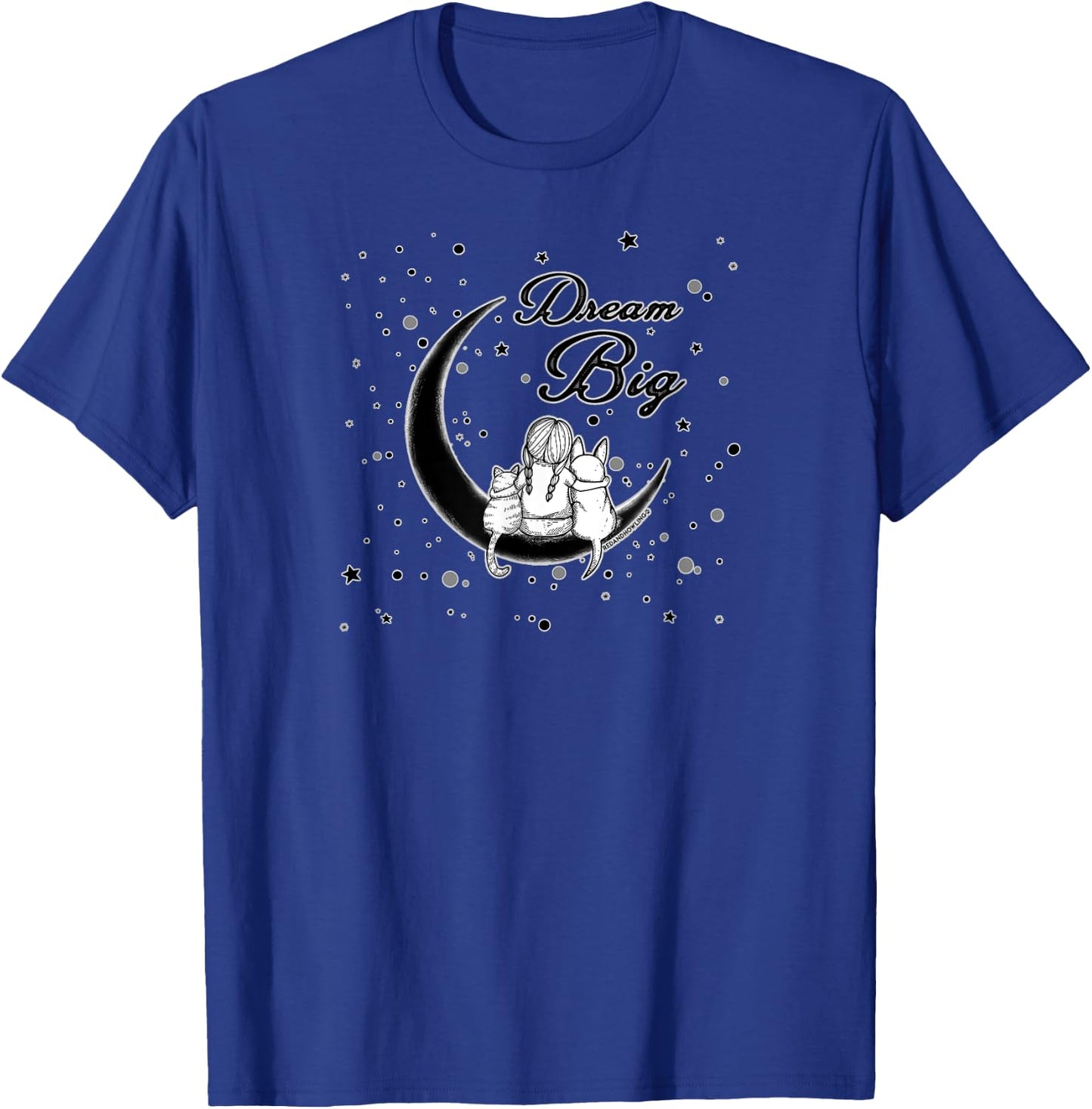 Red and Howling Dream Big T-Shirt - T-Shirt | Royal