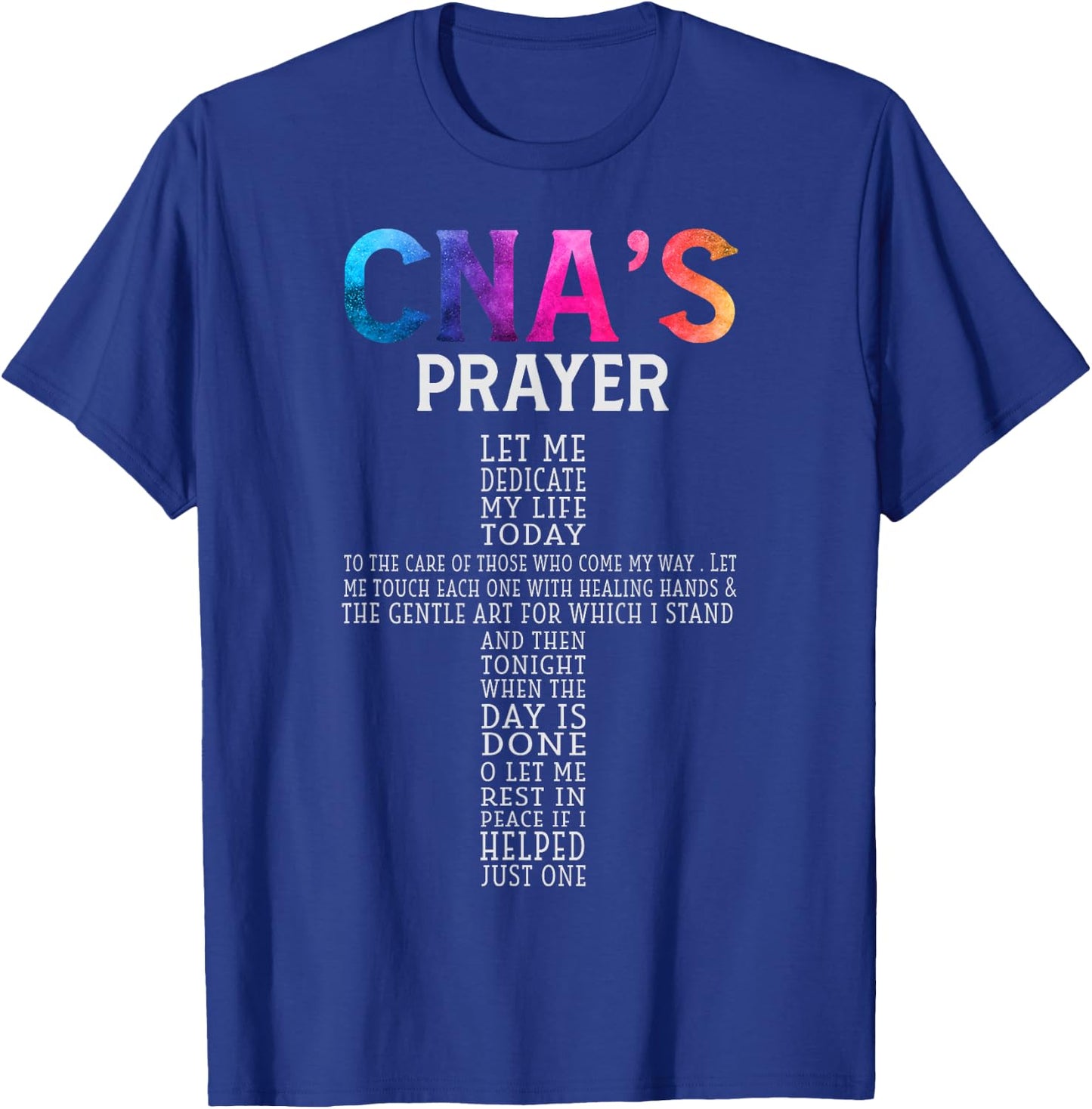 CNA Certified Nursing Assistant Gifts CNA Humor Women's Black Short Sleeve Small T-Shirt - T-Shirt | Royal
