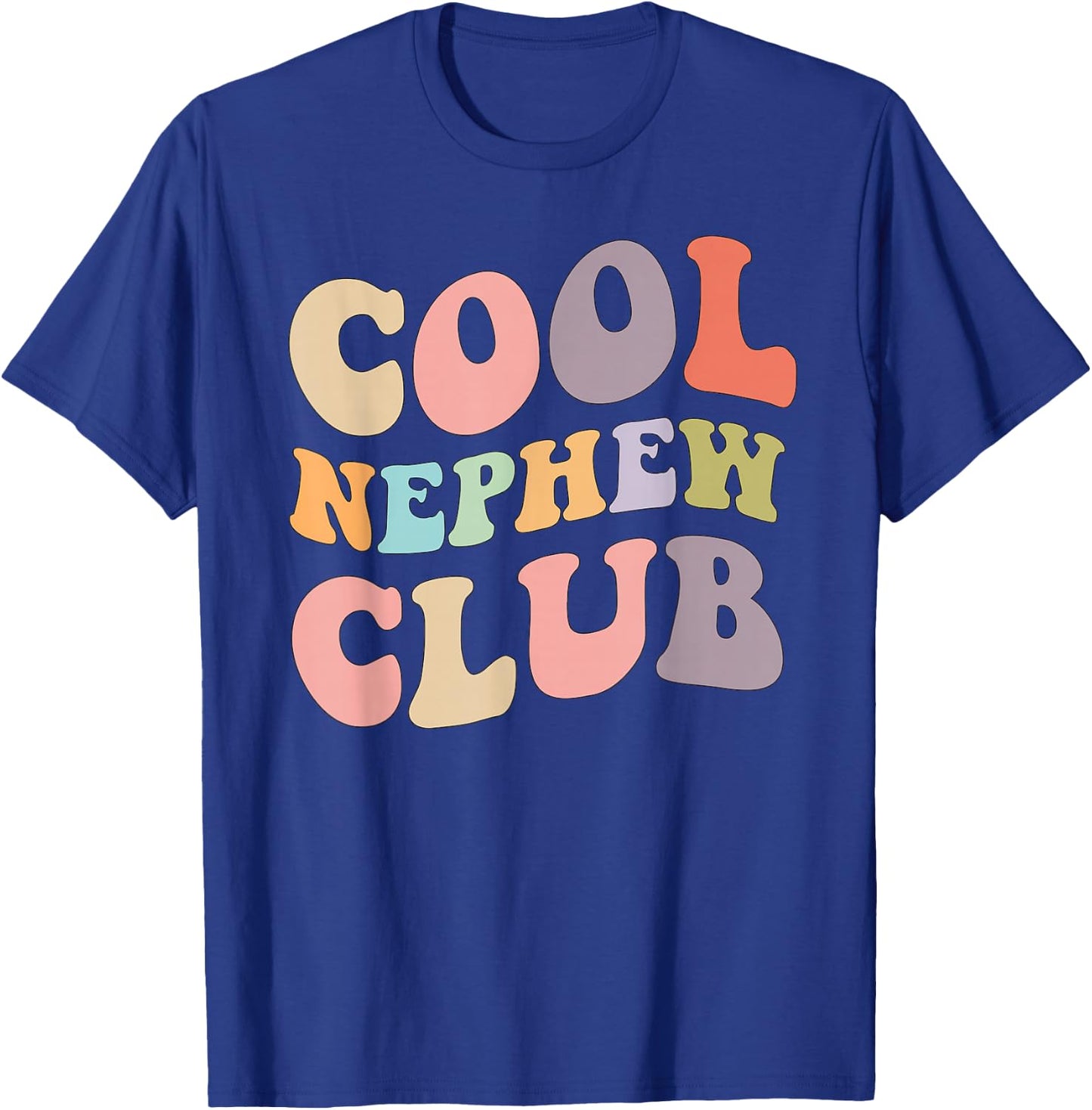Cool Nephew Club Family Matching Design T-Shirt - T-Shirt | Royal