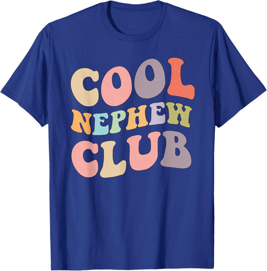 Cool Nephew Club Family Matching Design T-Shirt - T-Shirt | Royal