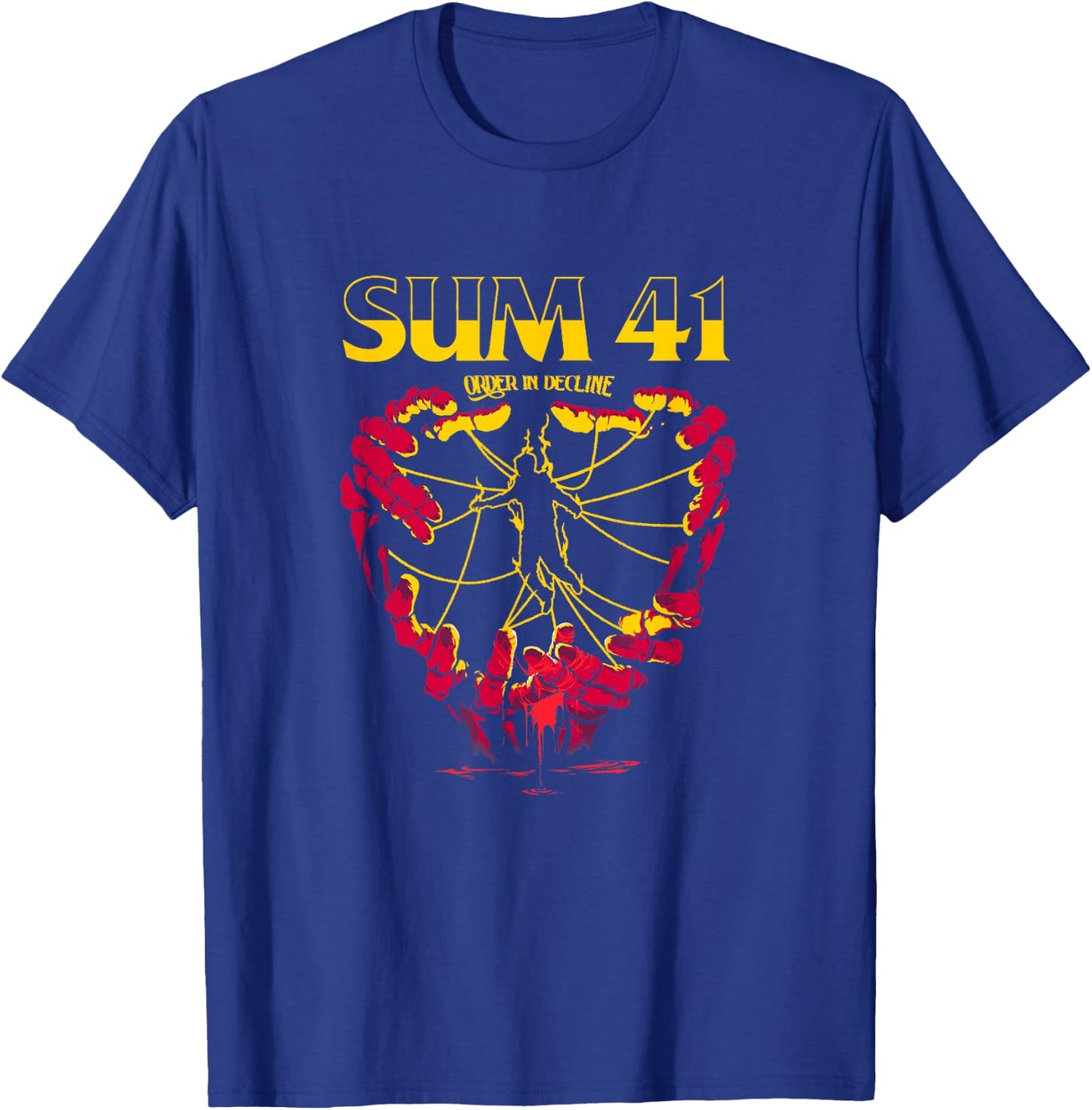 Sum 41 Hand Strings T-Shirt - T-Shirt | Royal