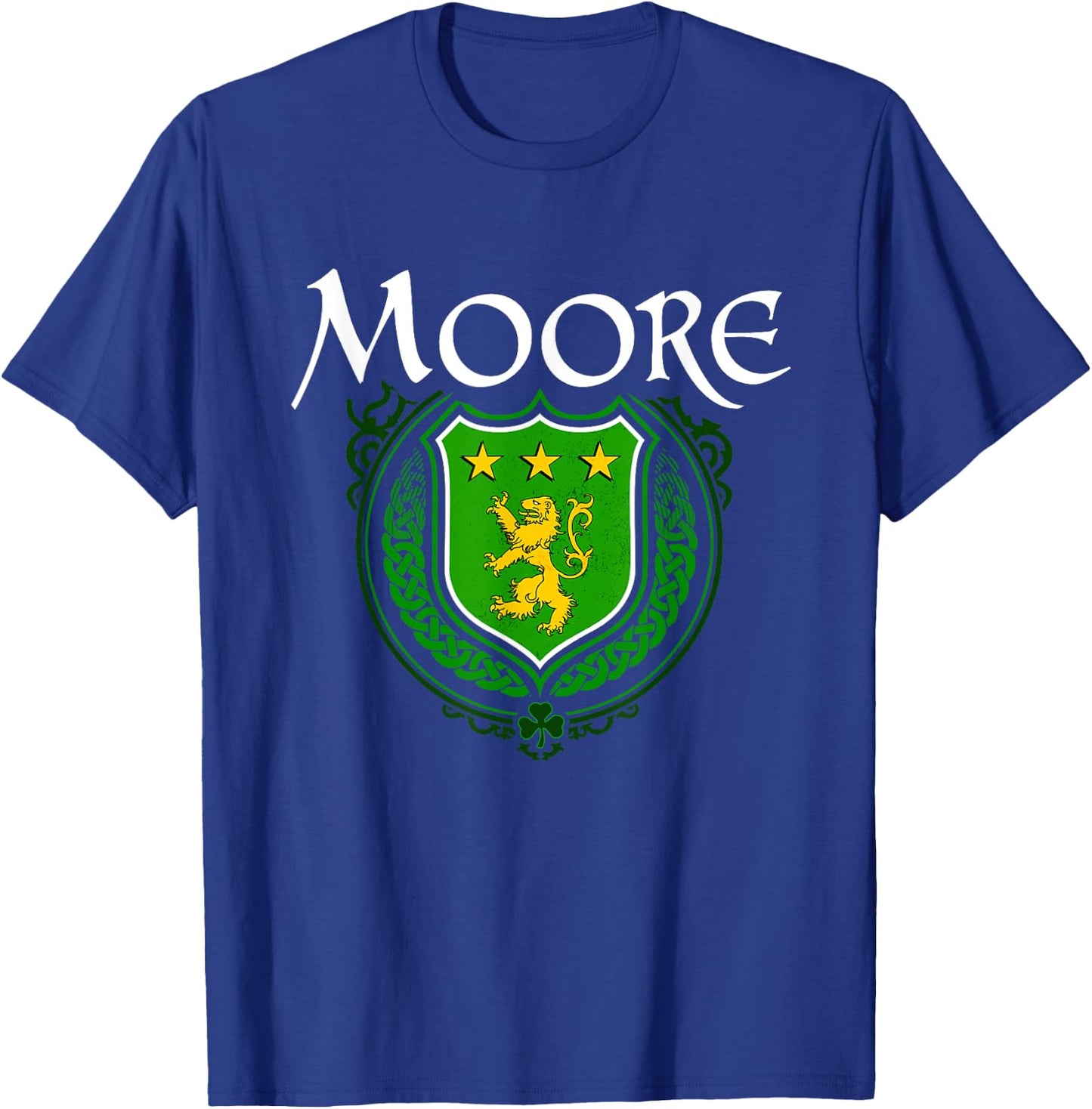 Moore Surname Irish Clan Tartan Badge Ireland T-Shirt - T-Shirt | Royal