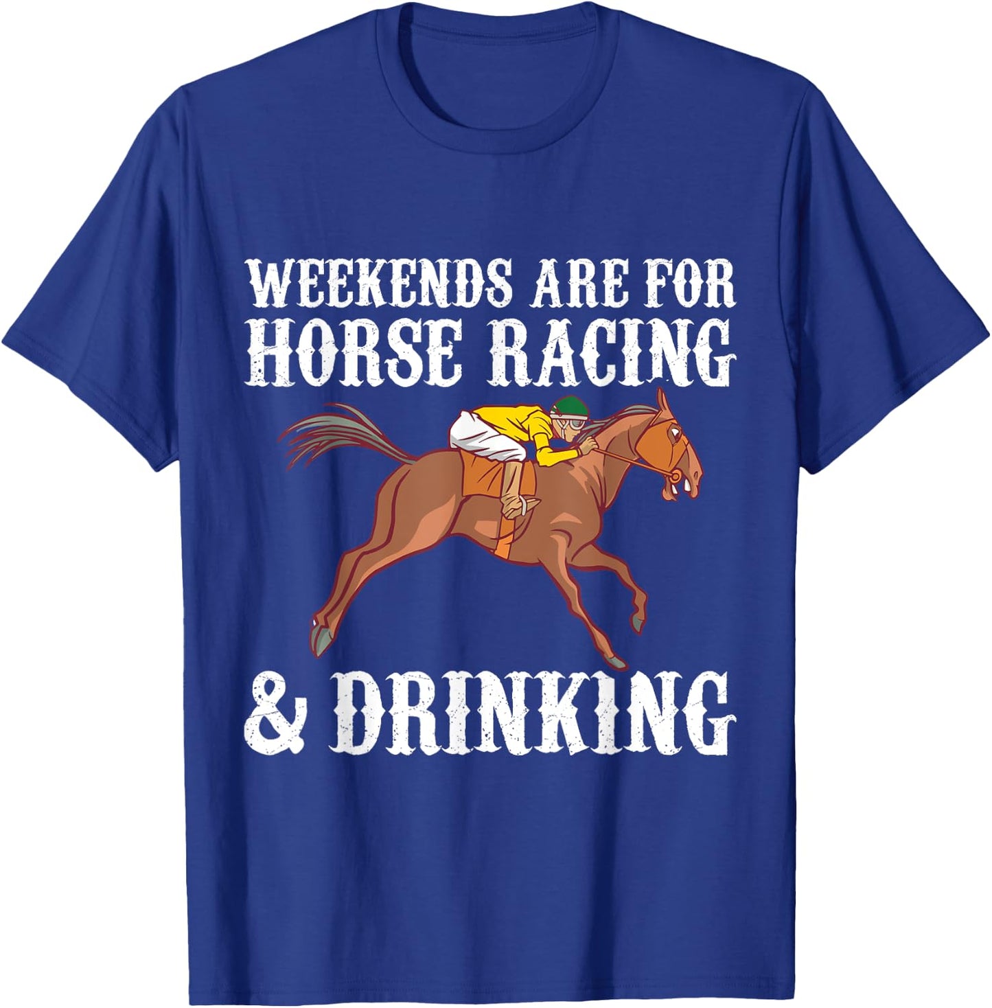 Funny horse racing jockey T-Shirt - T-Shirt | Royal