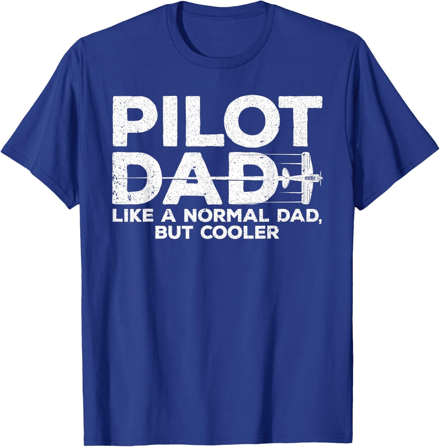 Funny Pilot Art for Dad Men Aviation Airplane Aircraft Pilot Small T-Shirt - T-Shirt | Royal