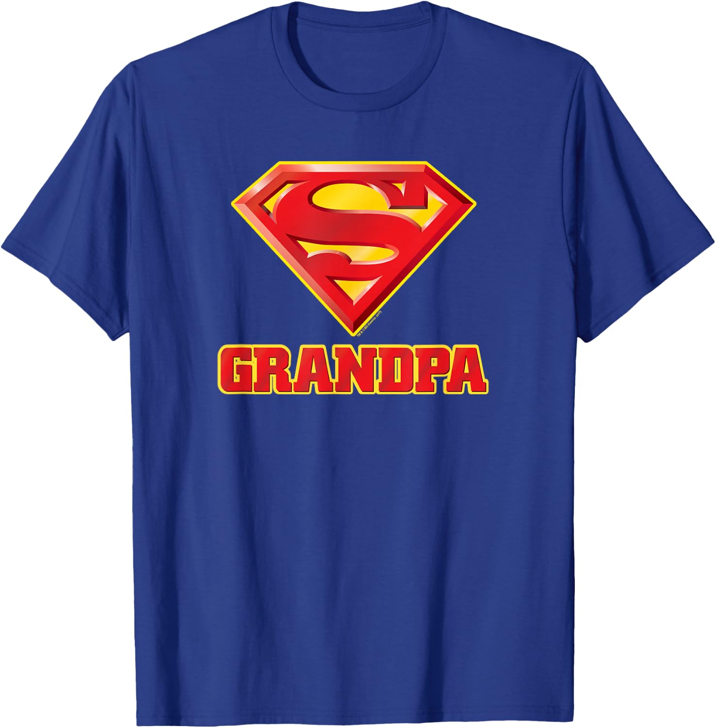 Superman Super Grandpa T-Shirt - T-Shirt | Royal