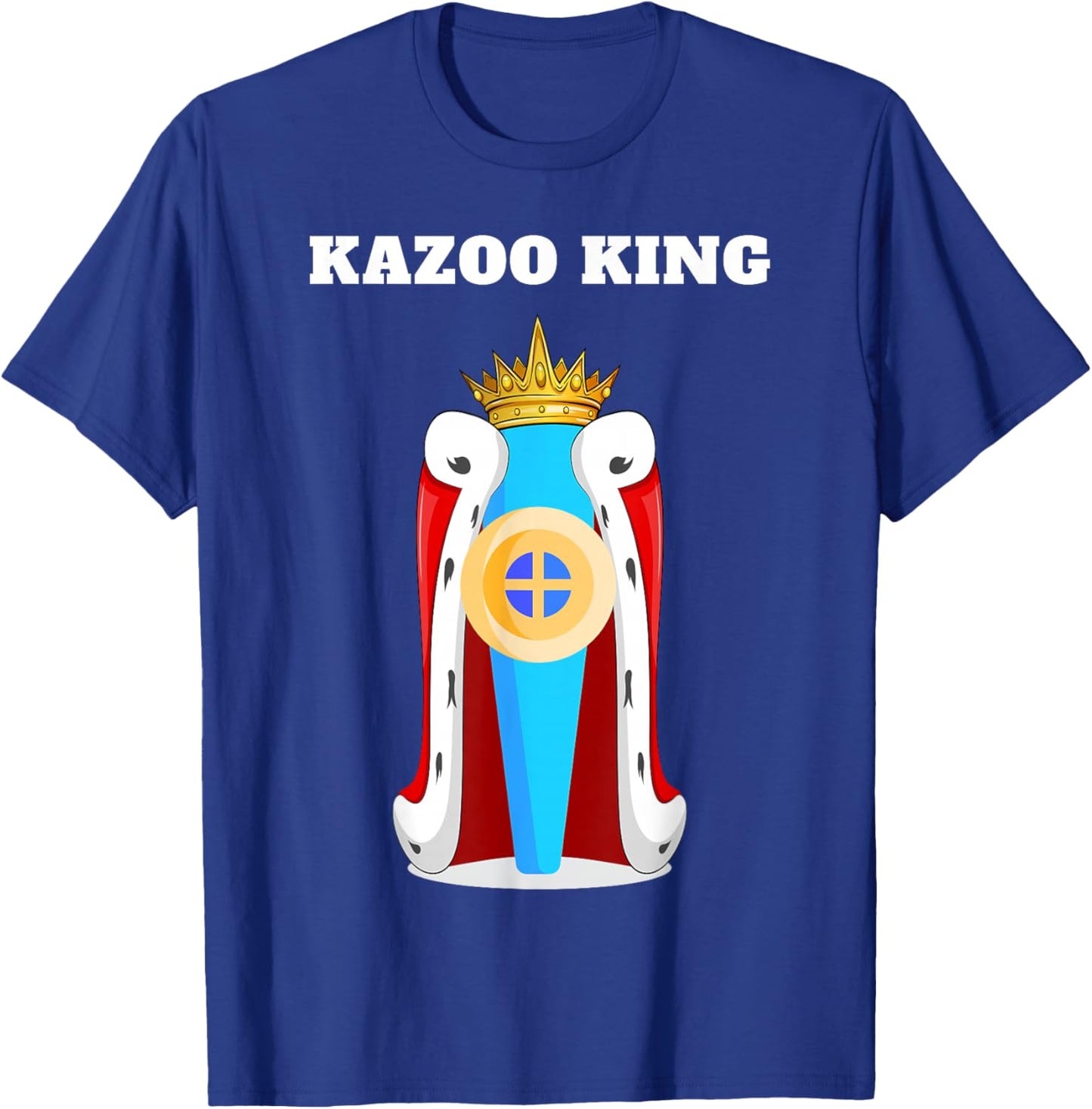 Kazoo King | Boys Kazoo Design | Kazoo T-Shirt - T-Shirt | Royal