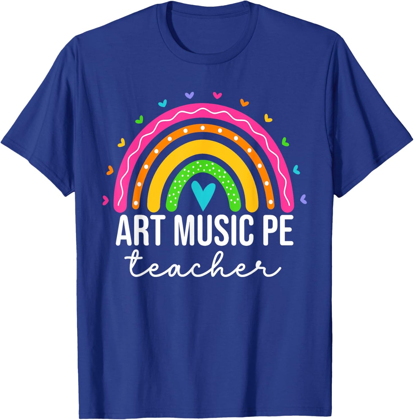 Art Music PE Teacher Physical Education Phys Ed T-Shirt - T-Shirt | Royal