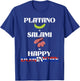Fun dominican platano + salami happy dominican republic joke T-Shirt - T-Shirt | Royal