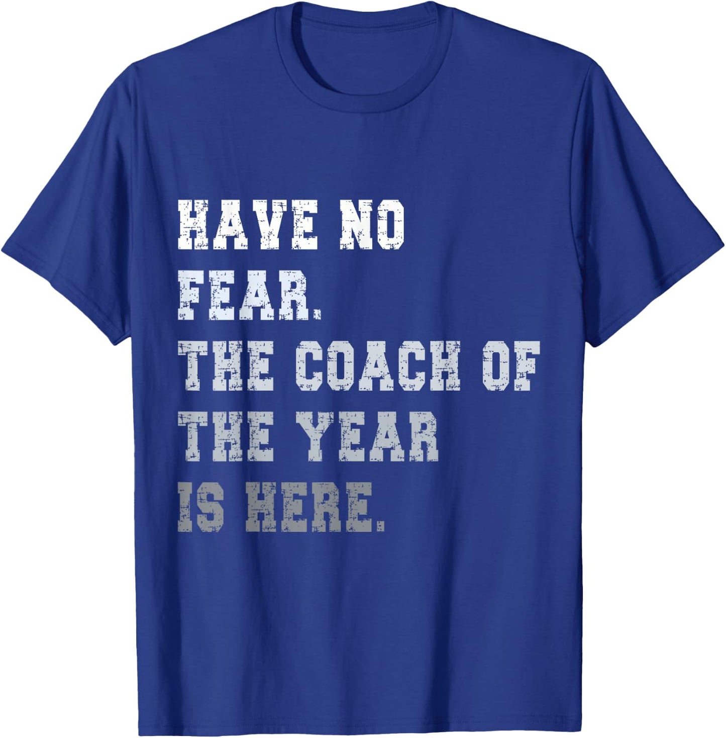 Coach of the year coaching Dad coach T-Shirt - T-Shirt | Royal