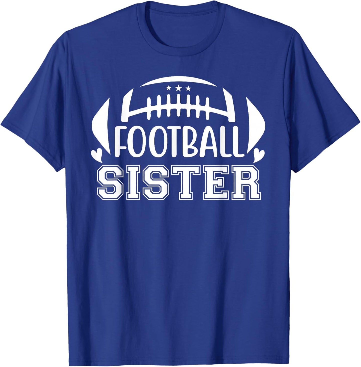 Big Sister Football Shirt,Football Sister Shirts for Girls T-Shirt - T-Shirt | Royal