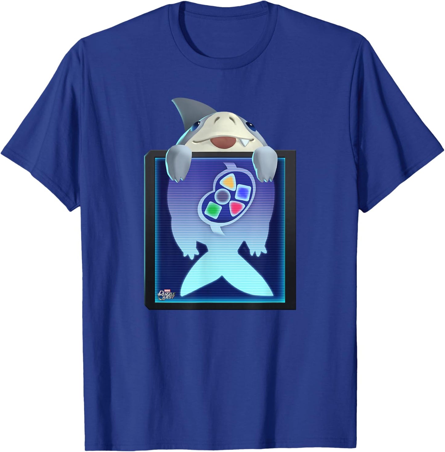 Marvel Puzzle Quest Jeffrey Land Shark Jeff! Don’t Eat That! T-Shirt - T-Shirt | Royal