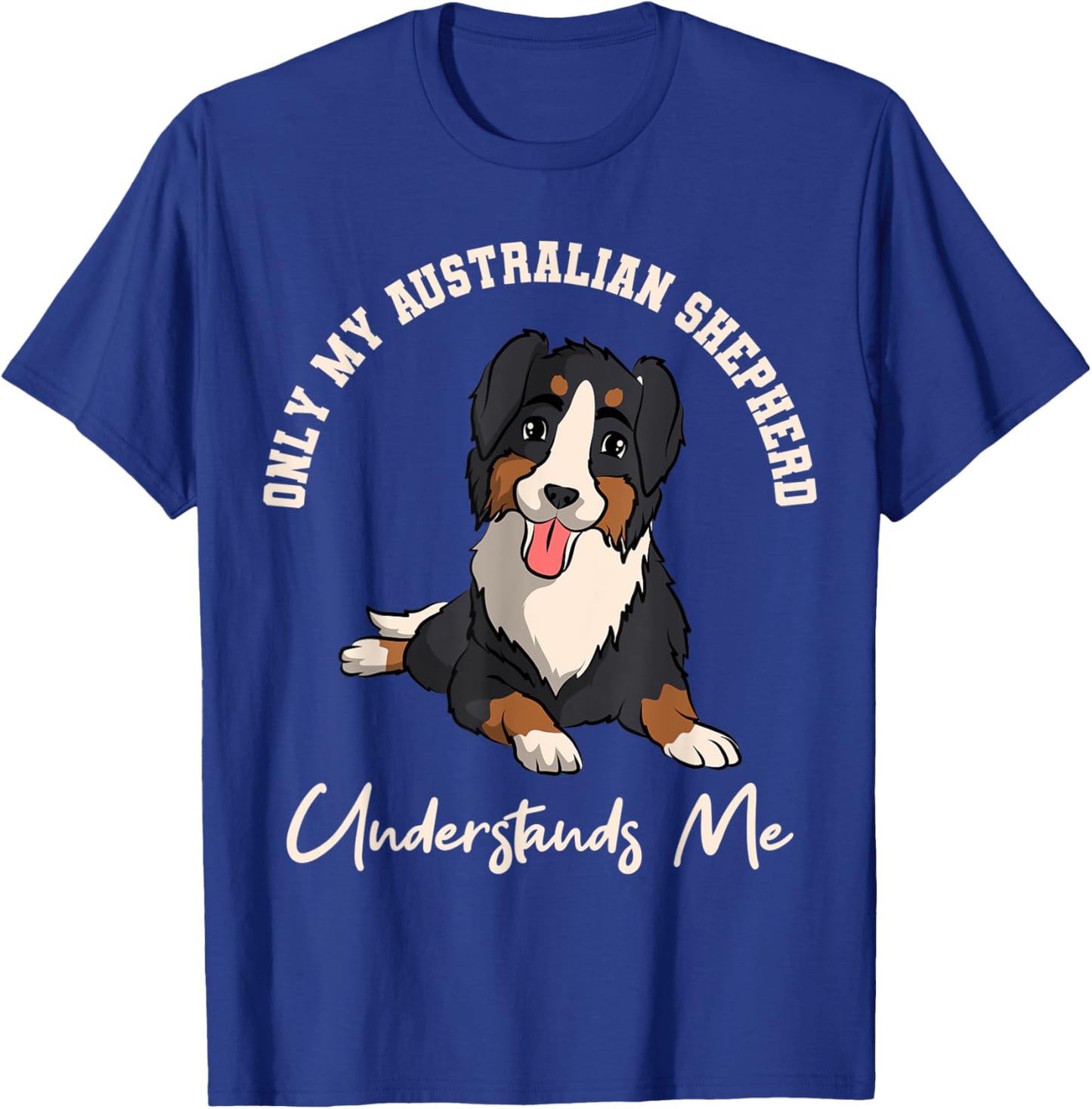 Australian Shepherd Aussie Herding Dog Breed Fur Parent T-Shirt - T-Shirt | Royal