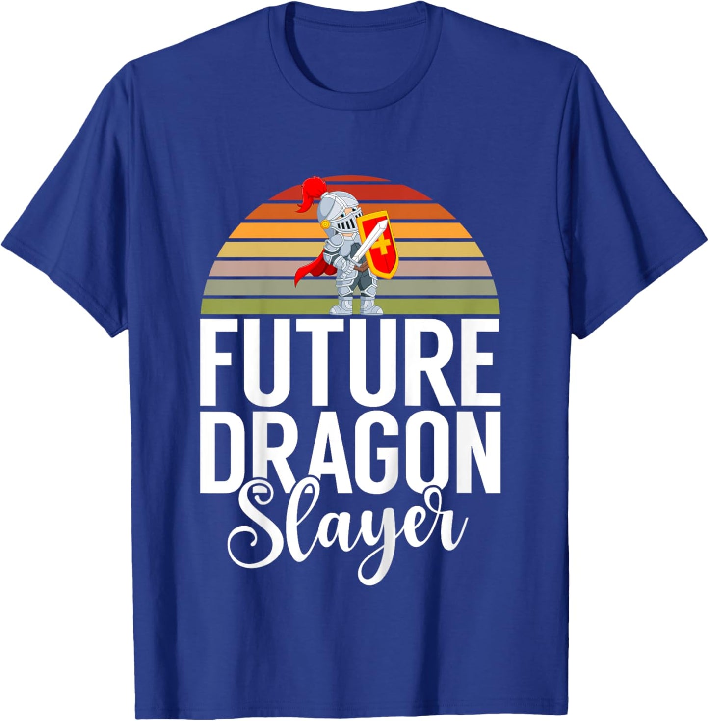 Future Dragon Slayer Knight T-Shirt - T-Shirt | Royal