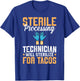 Sterile Processing Technician Instruments Tech Certification T-Shirt - T-Shirt | Royal