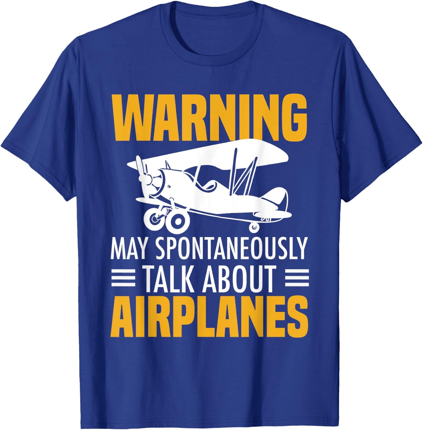 Funny Pilot Art Women Aviation Pilot Airplane Lovers T-Shirt - T-Shirt | Royal
