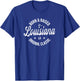 Born and Raised in Louisiana T-Shirt - T-Shirt | Royal