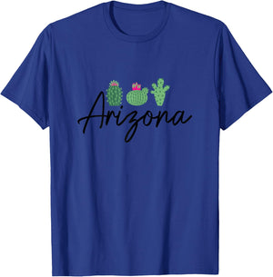Arizona Cactus Cute AZ Pride Girls T-Shirt - T-Shirt | Royal