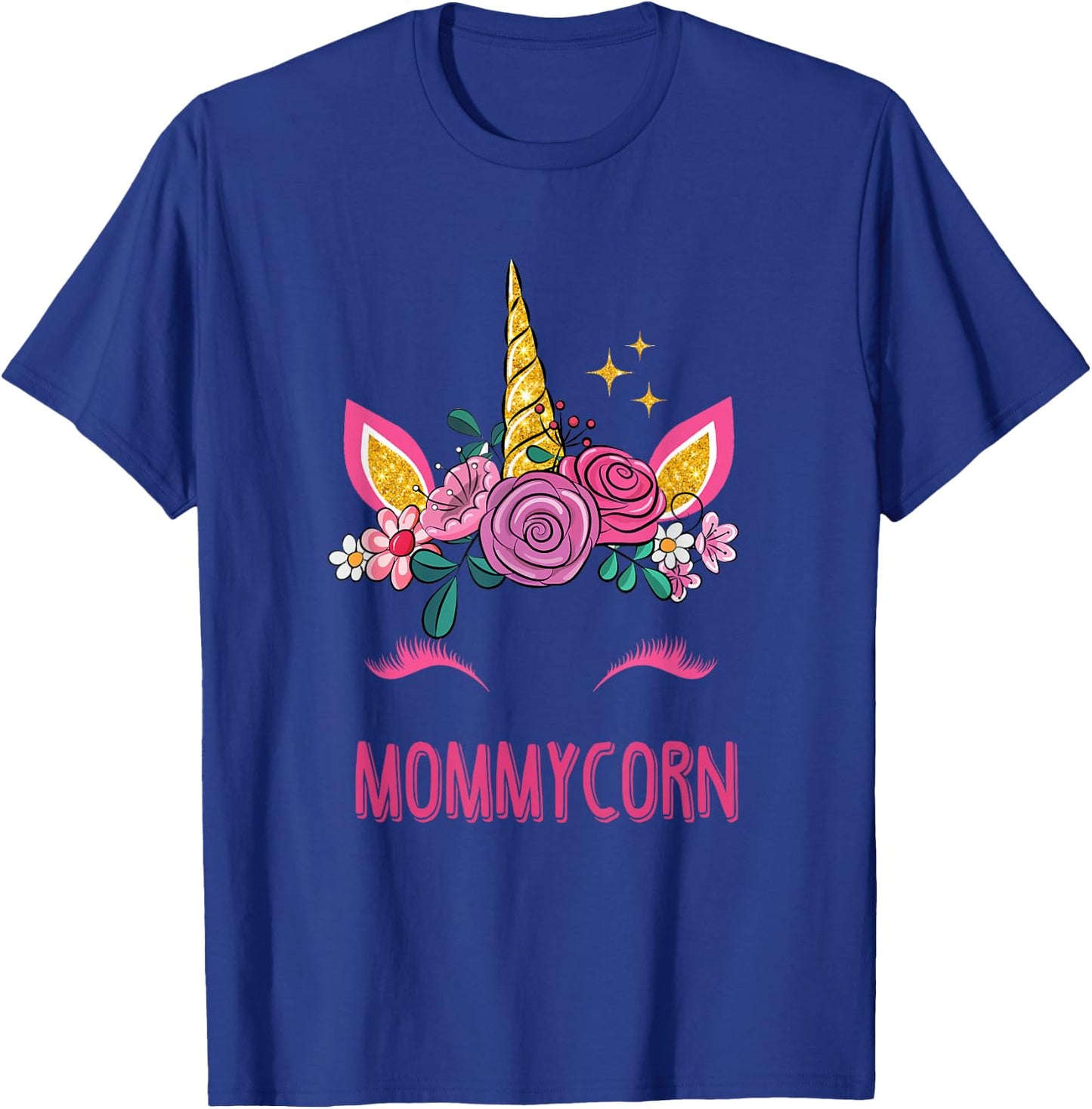 Mommycorn Mommy Unicorn Mom Girl Kids Mother's Day T-Shirt - T-Shirt | Royal