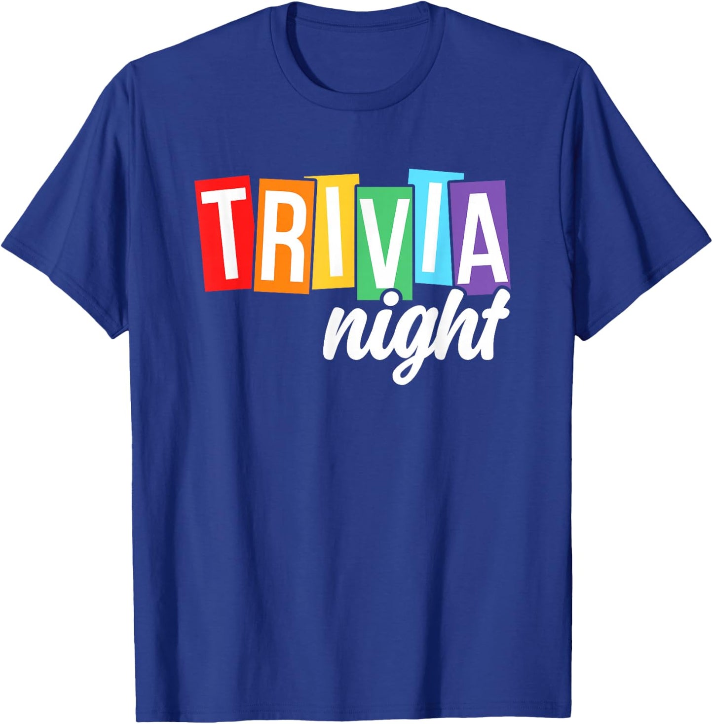 Trivia Night Host Game Night Squad Trivia Team Women Men T-Shirt - T-Shirt | Royal