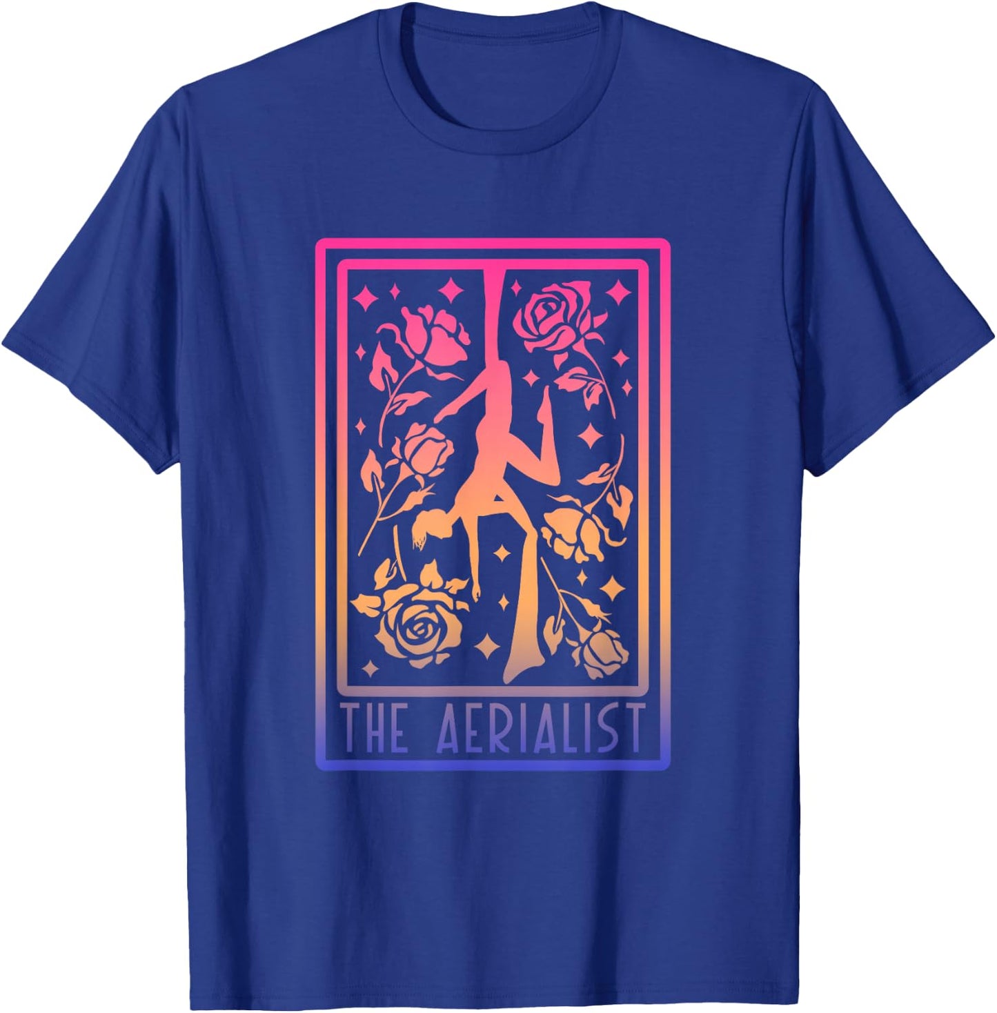 Aerialist | Acrobat Circus Silks Hoop | Aerial Acrobatics T-Shirt - T-Shirt | Royal