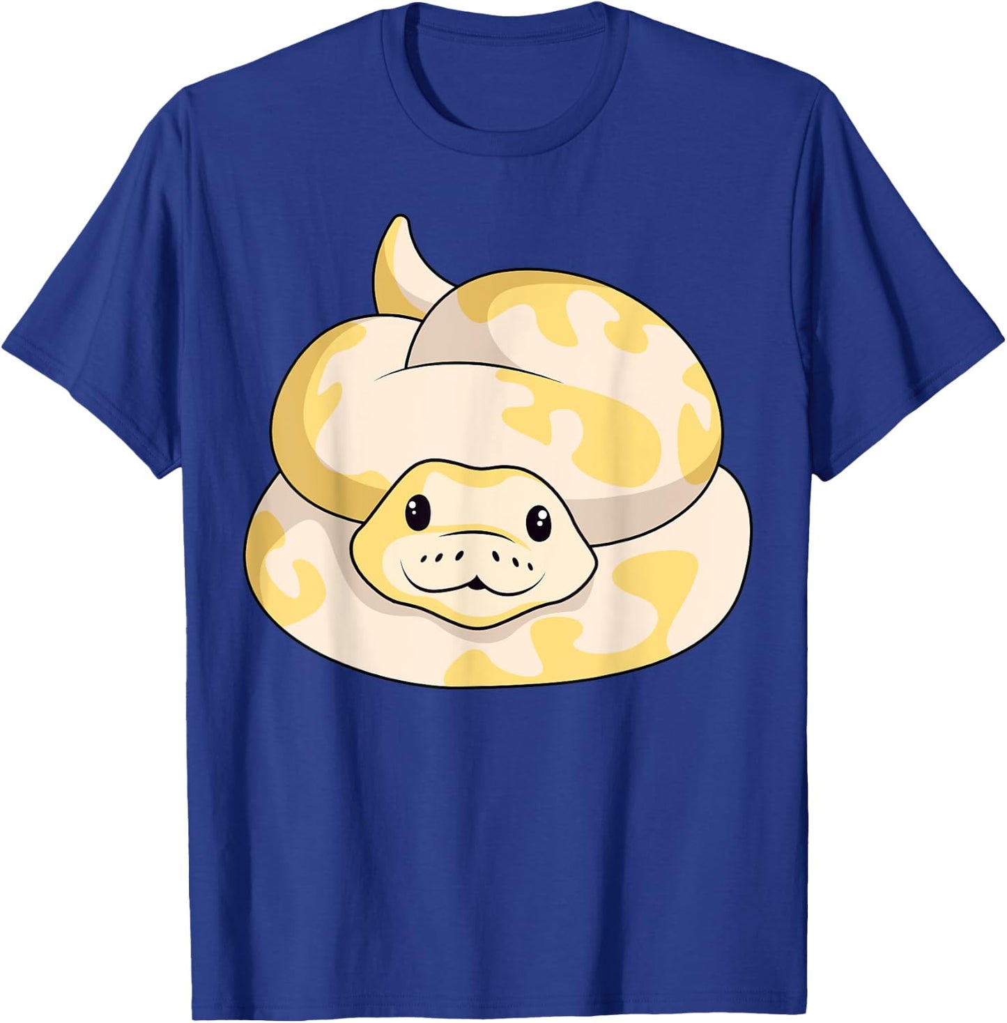 Ball Python Snake Veterinarian Albino Reptile Ophiophile T-Shirt - T-Shirt | Royal