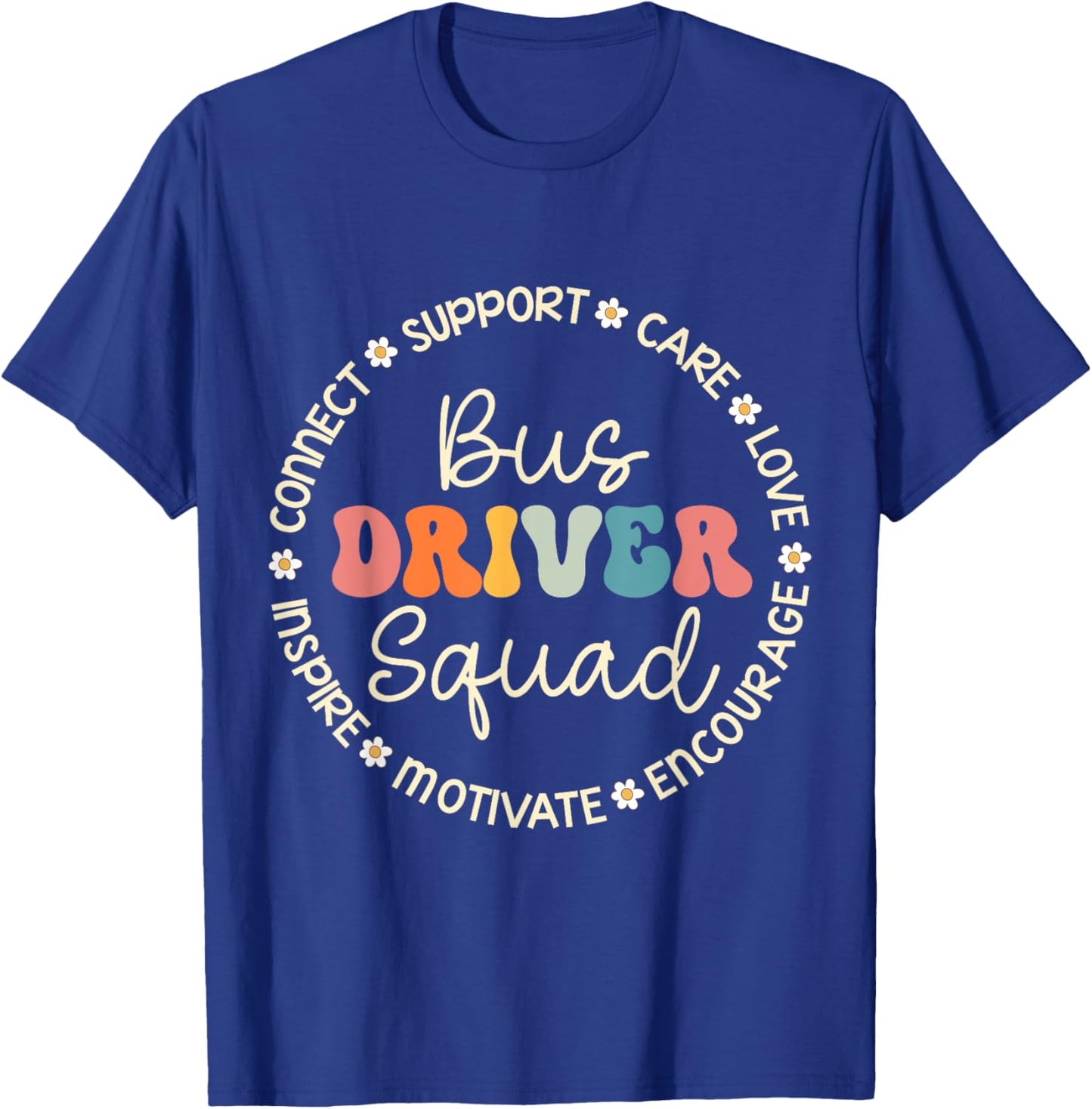 Bus Driver Squad Appreciation Week Back to School T-Shirt - T-Shirt | Royal