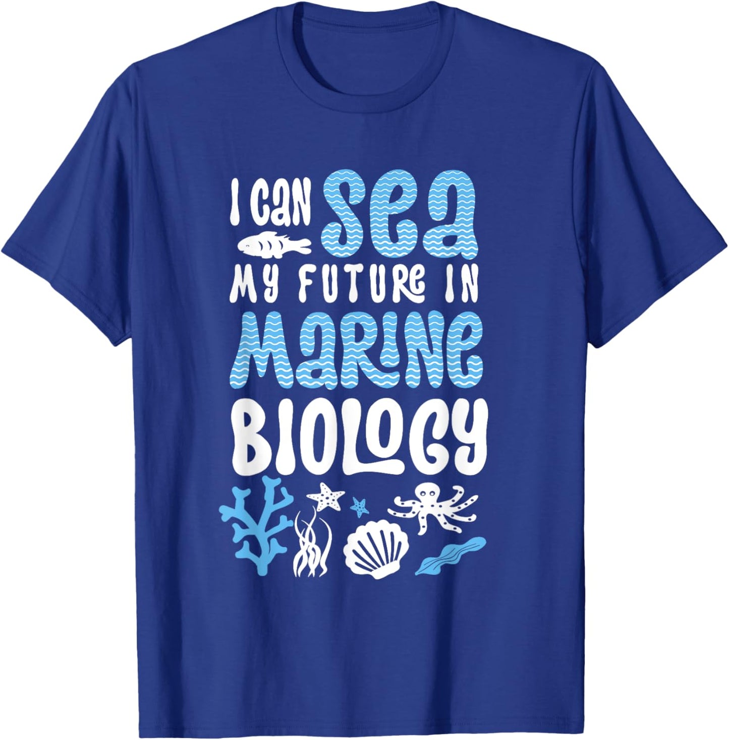 Shark Marine biologist T-Shirt - T-Shirt | Royal