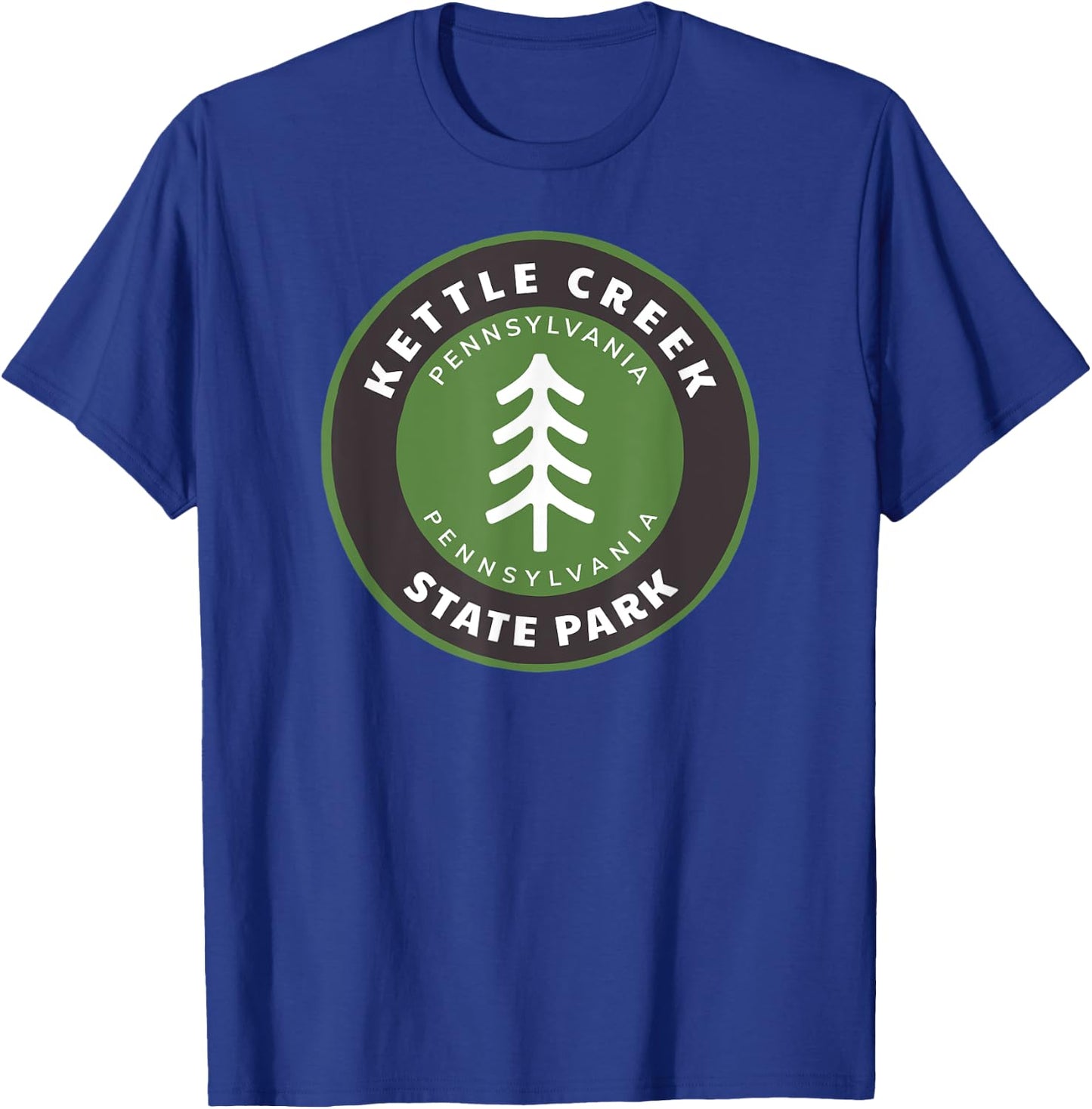 Kettle Creek State Park Pennsylvania PA Vacation Souvenir T-Shirt - T-Shirt | Royal