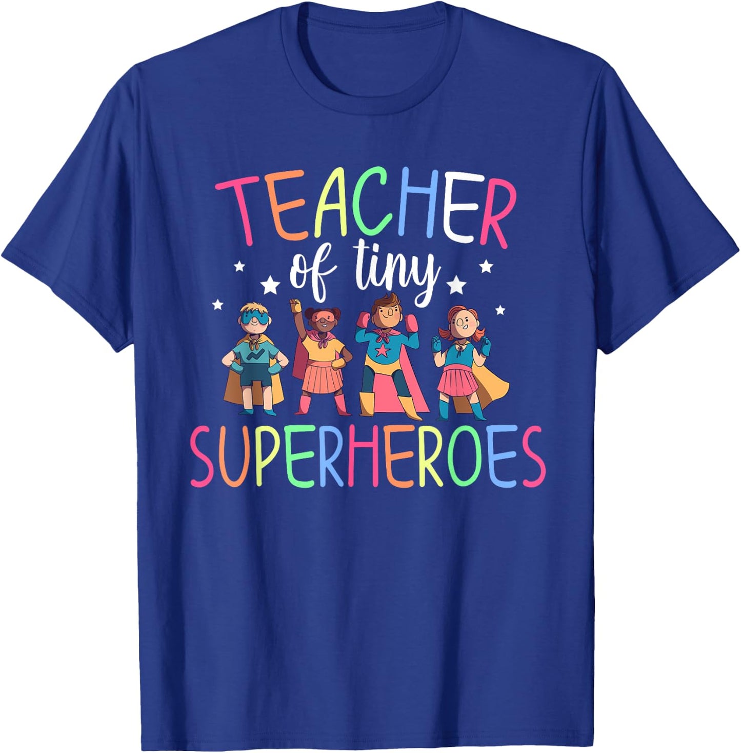Teacher Novelty Apparel -Adults Teacher Black Small Classic Fit Short Sleeve T-Shirt - T-Shirt | Royal