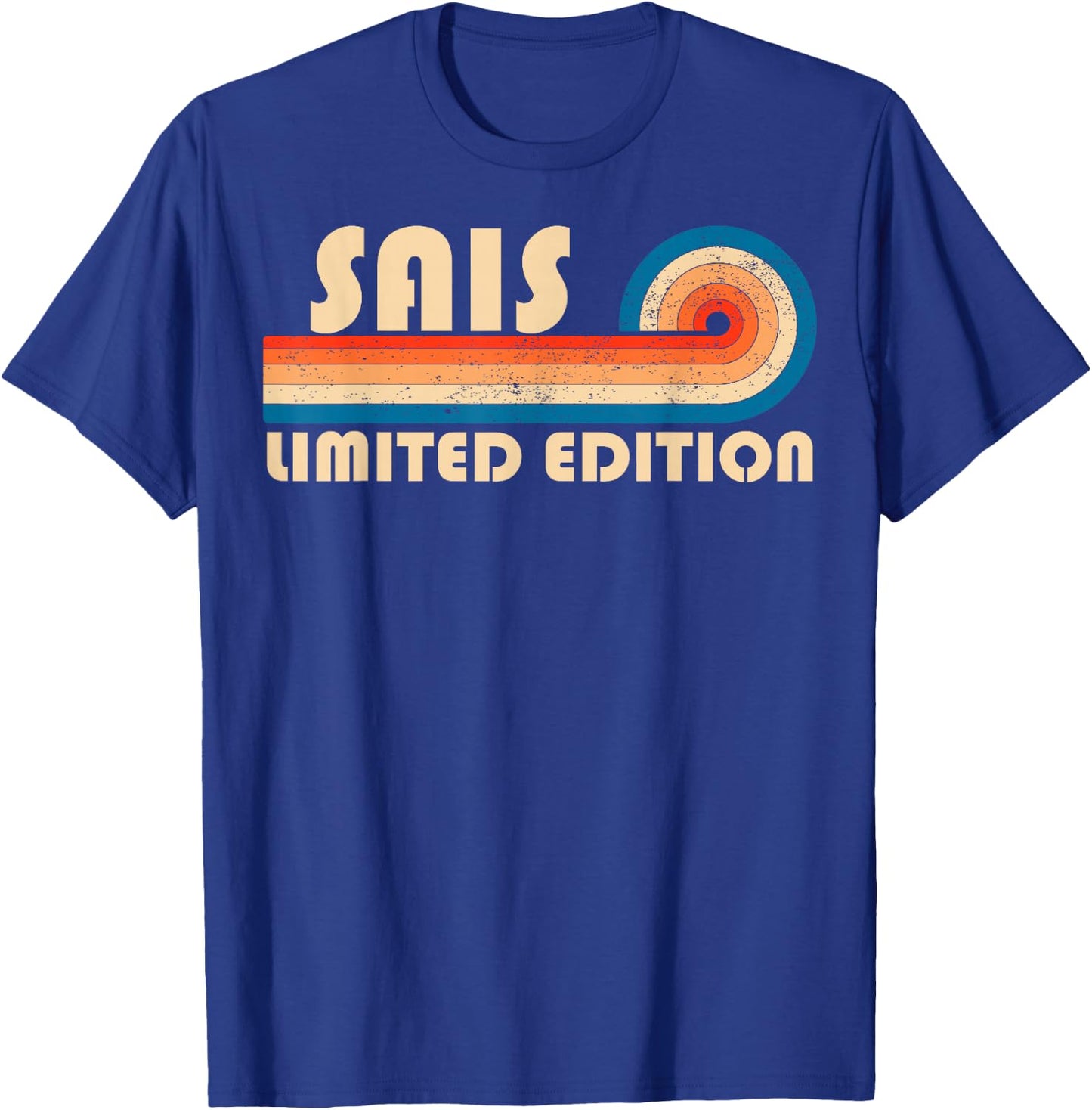 SAIS Surname Retro Vintage 80s 90s Birthday Reunion T-Shirt - T-Shirt | Royal