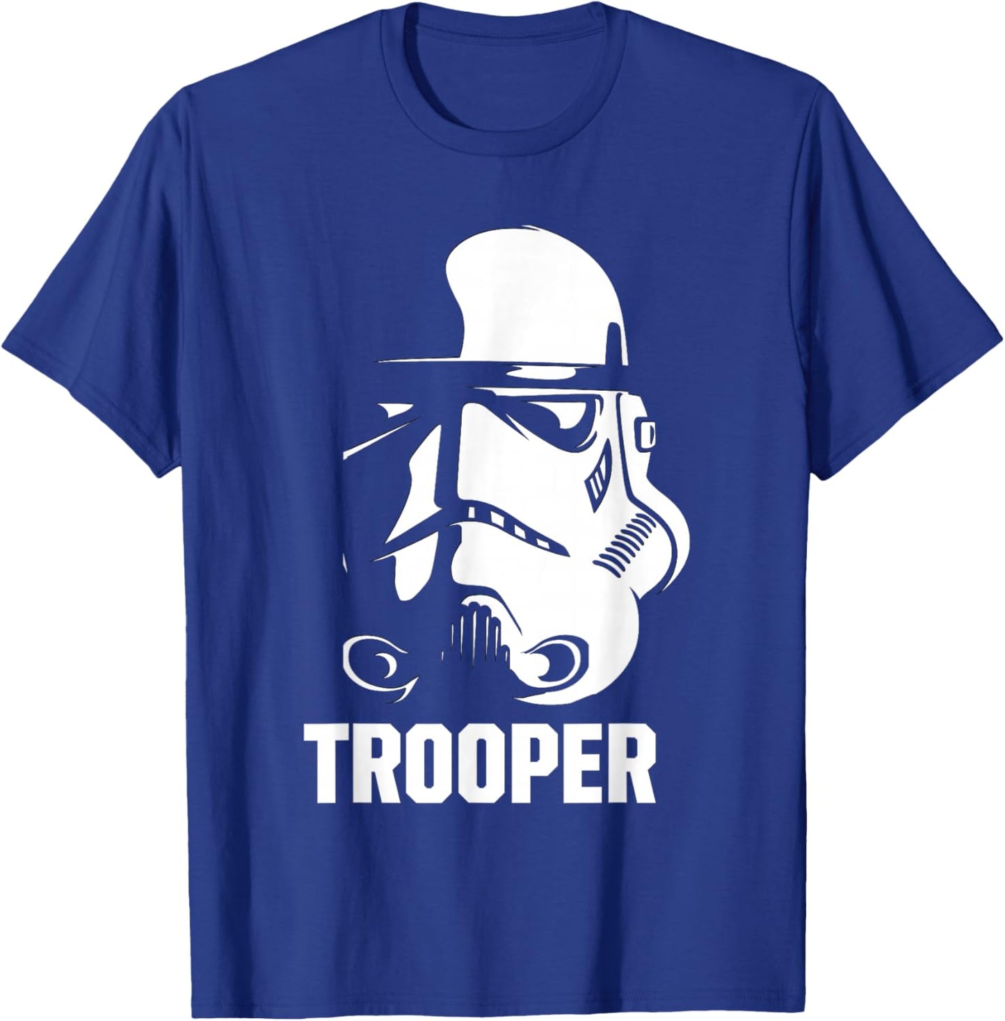 Star Wars Classic Vintage Stormtrooper Split Shadow Helmet T-Shirt - T-Shirt | Royal