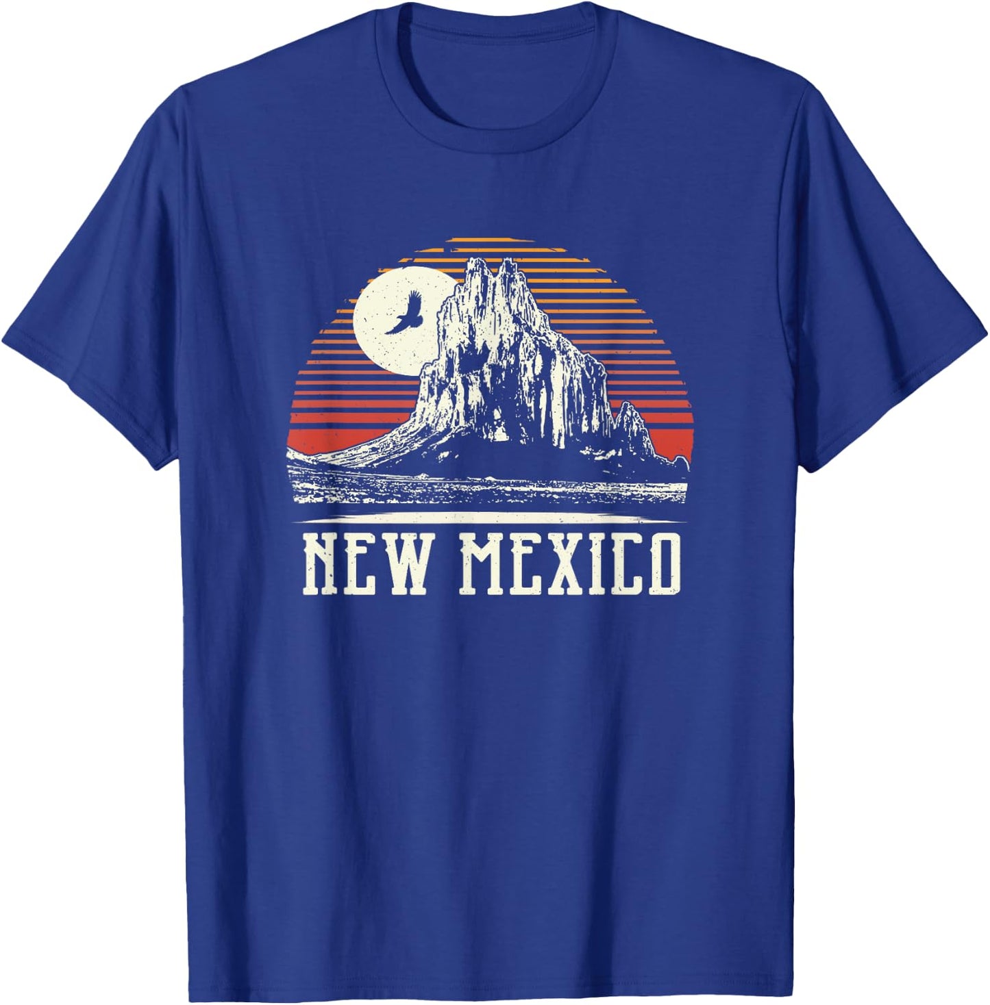 Classic Shiprock Mountain - New Mexico T-Shirt - T-Shirt | Royal