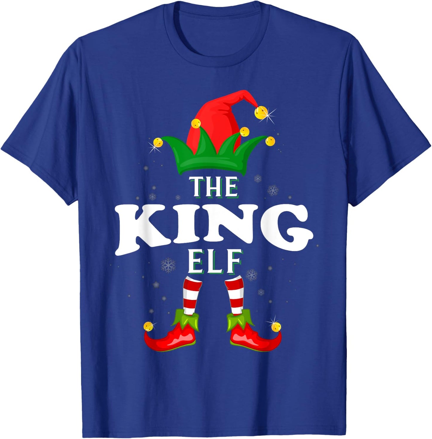 Xmas King Elf Family Matching Christmas Pajama T-Shirt - T-Shirt | Royal