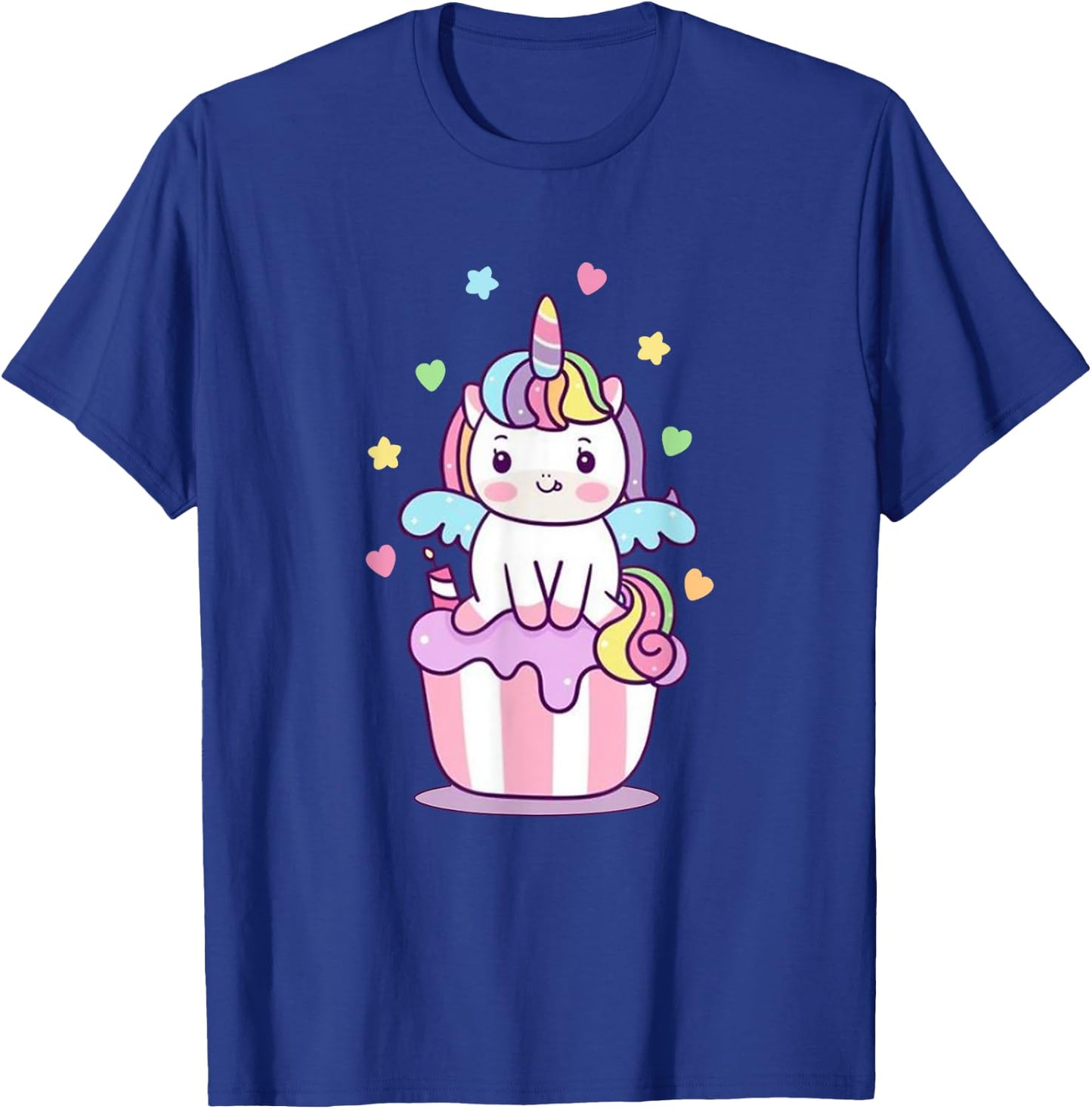 Funny Unicorn T Shirt Boys Girls Kids Rainbow Gifts T-Shirt - T-Shirt | Royal