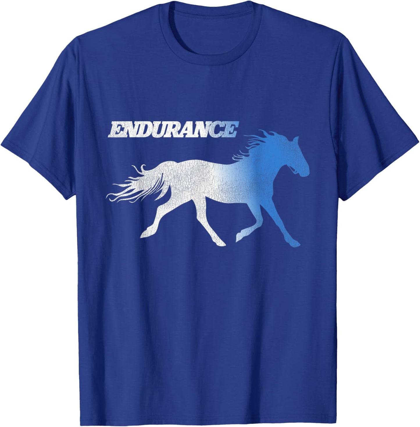 Vintage Napo Leo Dynamite Running Horses Endurance T-Shirt - T-Shirt | Royal