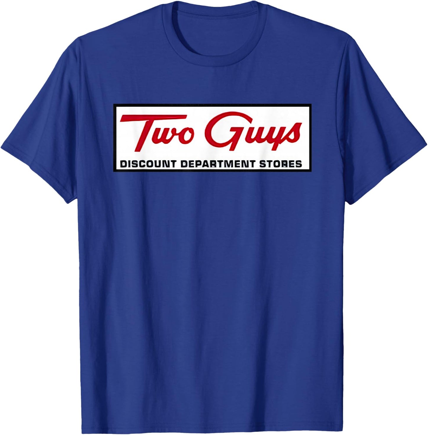 Two Guys Store Retro Vintage T-Shirt - T-Shirt | Royal