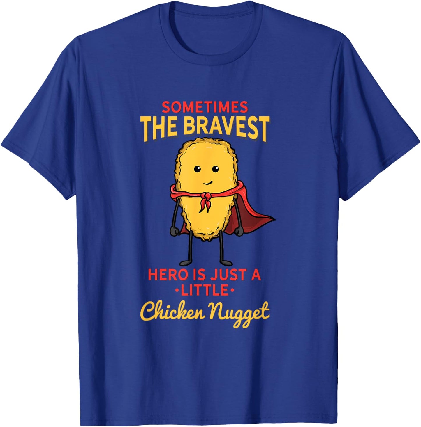 Chicken Nugget Superhero Superpower T-Shirt - T-Shirt | Royal