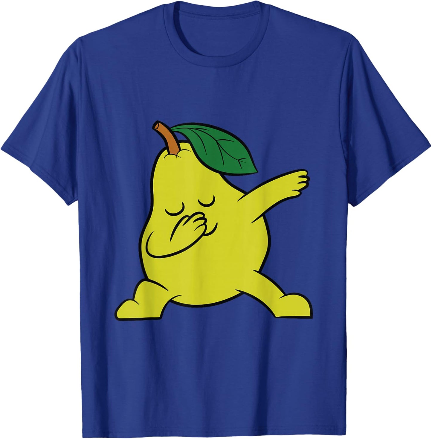Pear Fruit Summer Cute Dabbing Pear T-Shirt - T-Shirt | Royal