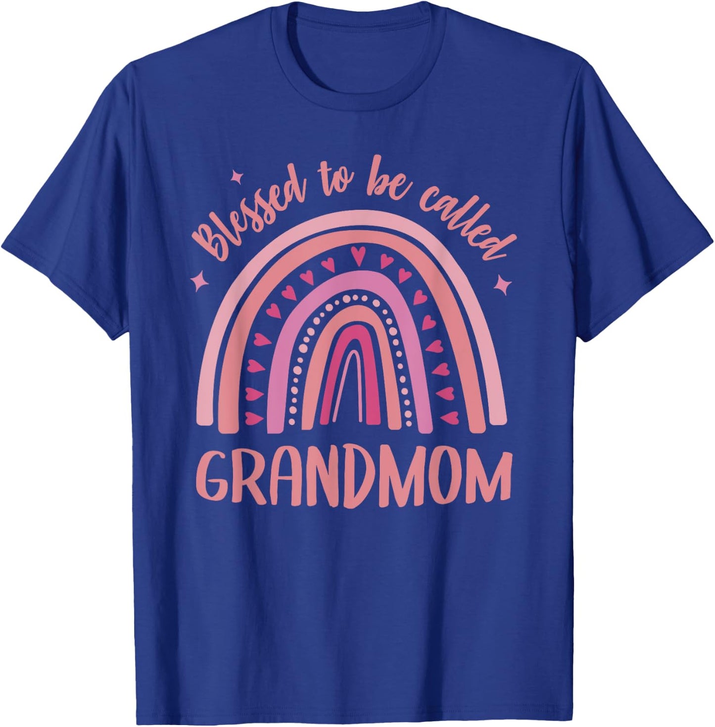 Grandmom Mother's Day Blessed Grandmom T-Shirt - T-Shirt | Royal