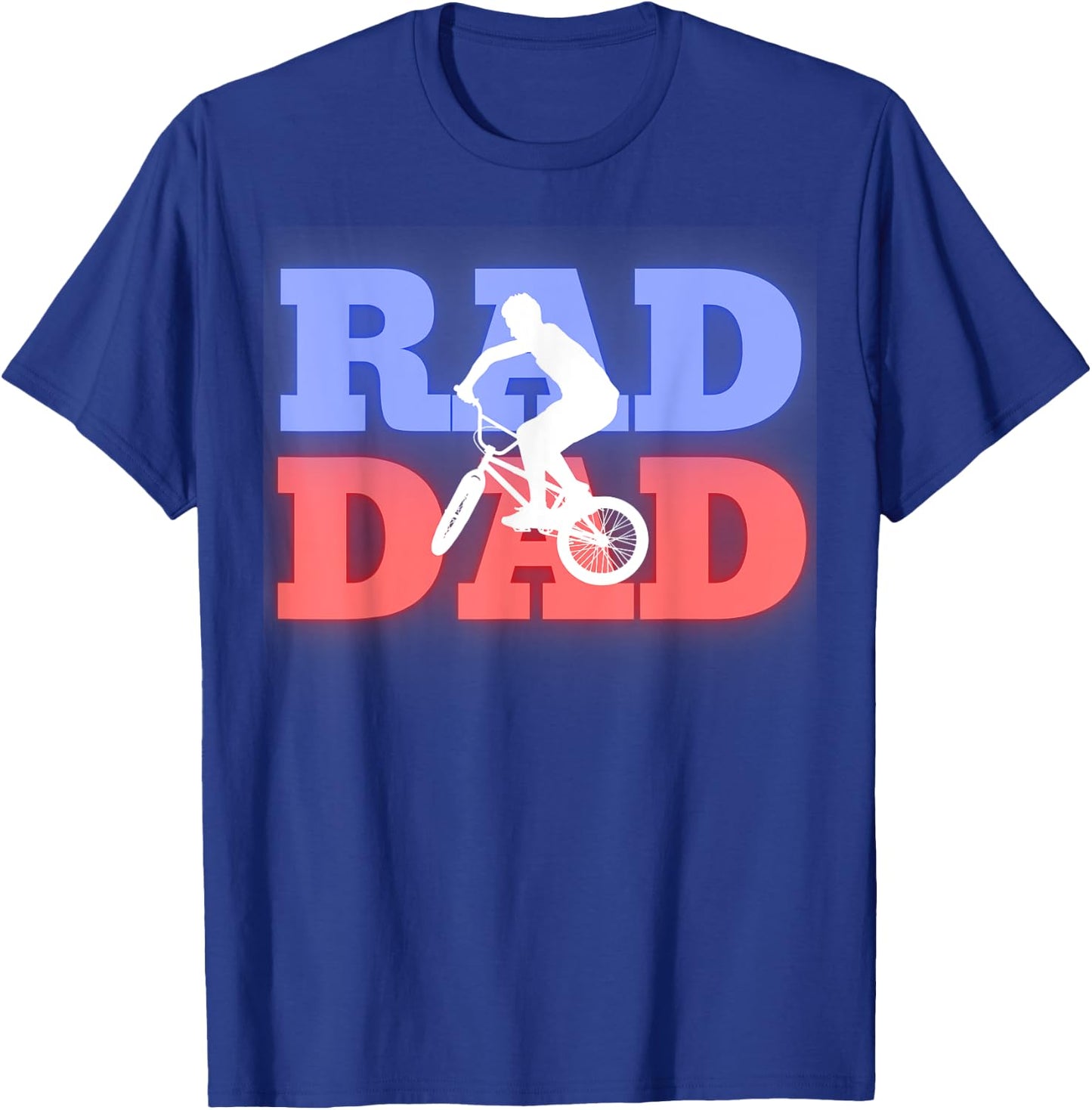 80's Style BMX Rad Dad T-Shirt - T-Shirt | Royal